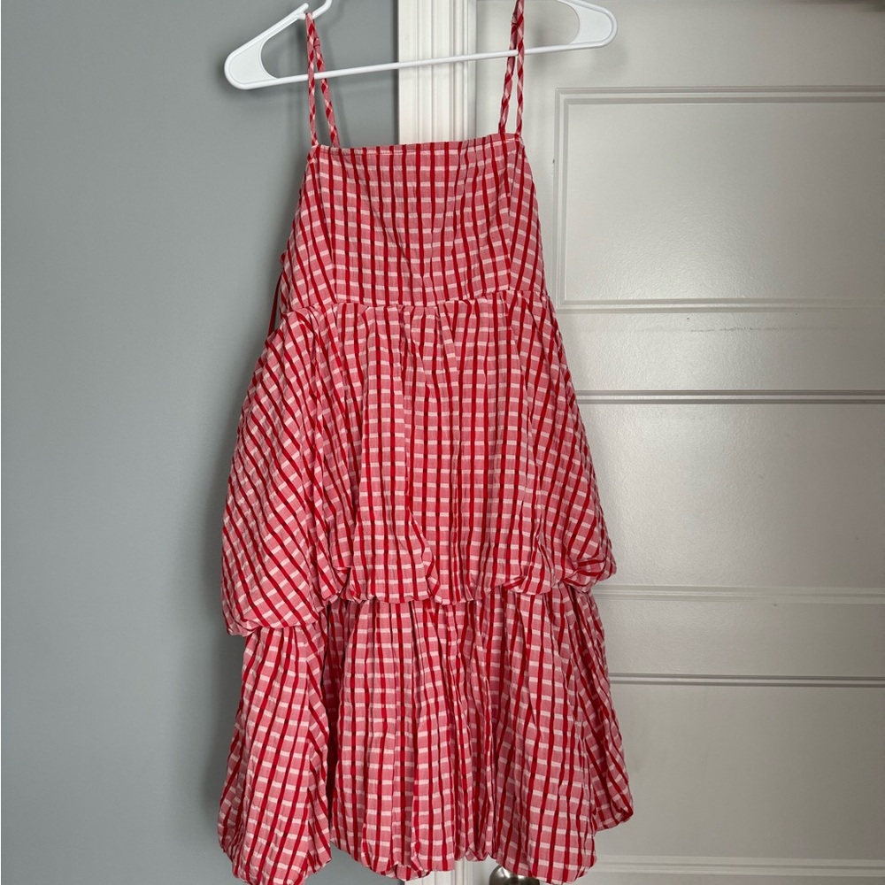 Davi&Dani size medium red checkered dress